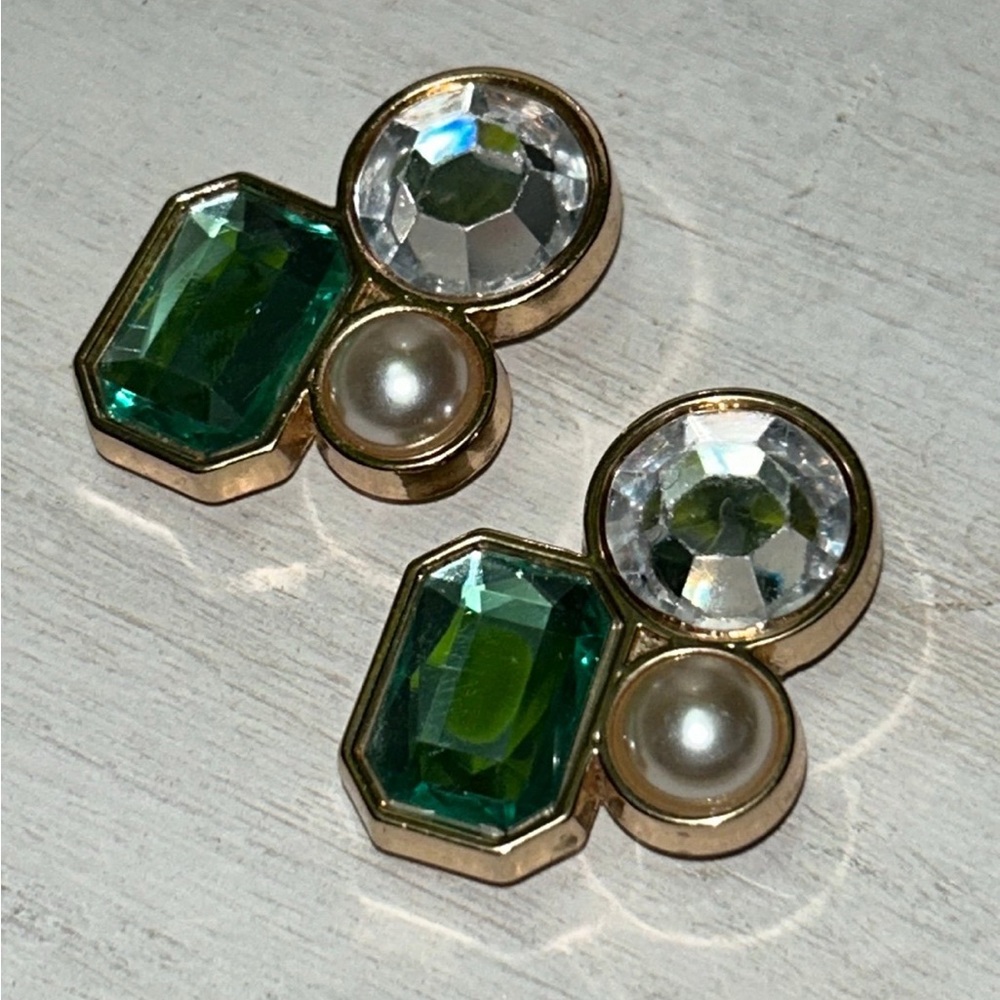CROCS▪️Green and Silver Charms